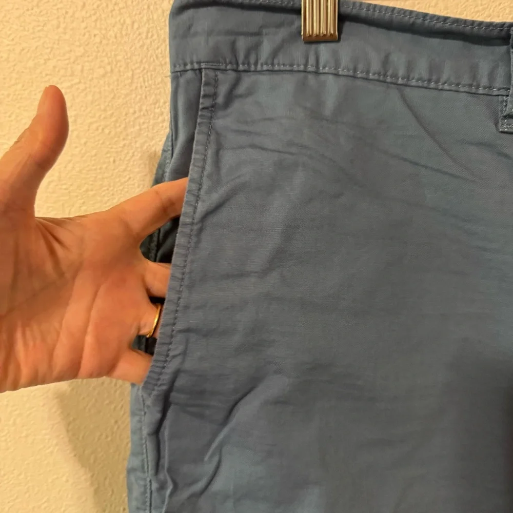 Patagonia Organic Cotton Hemp Lightweight All-Wear Shorts Blue 8” Casual-38